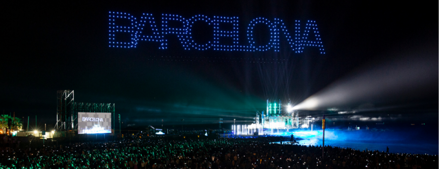 Barcelona deslumbra al mundo con la extraordinaria ceremonia de la Louis Vuitton 37a America’s Cup