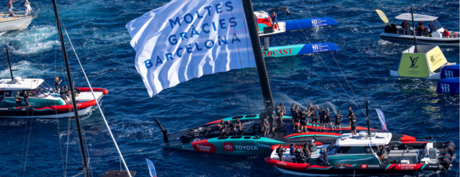 El Emirates Team New Zealand se corona campeón de la Copa América de Vela en Barcelona